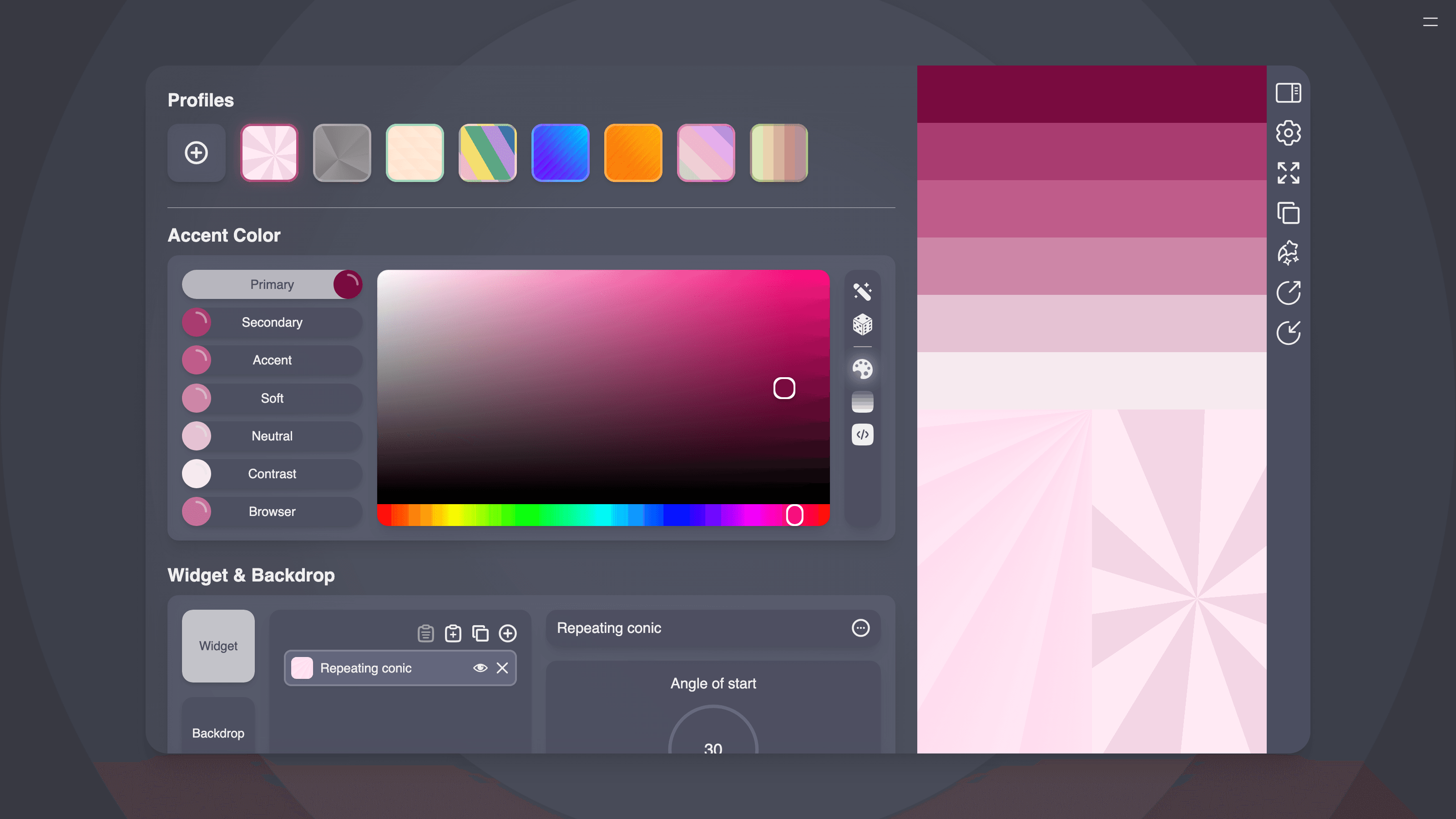 Theme Maker SPA.